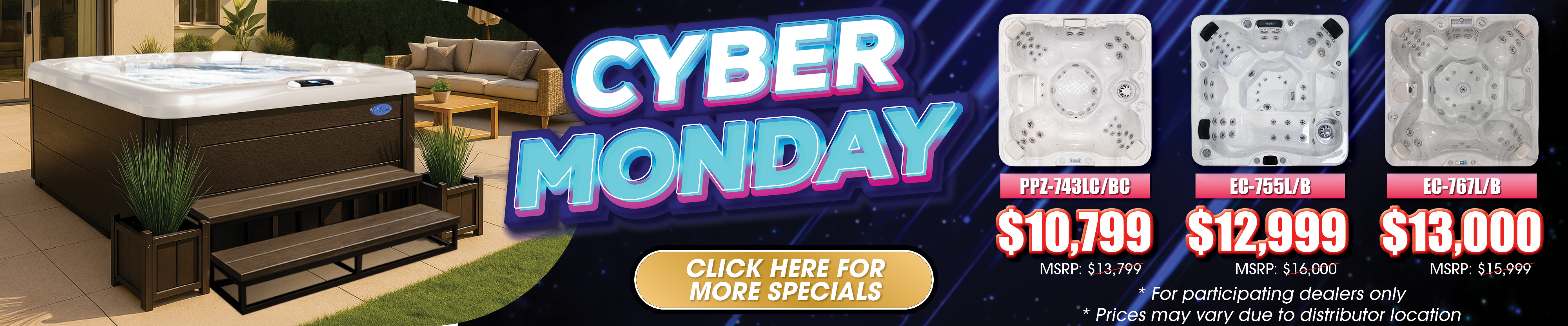 Calspas hot tub being used in a family setting - Grand Island